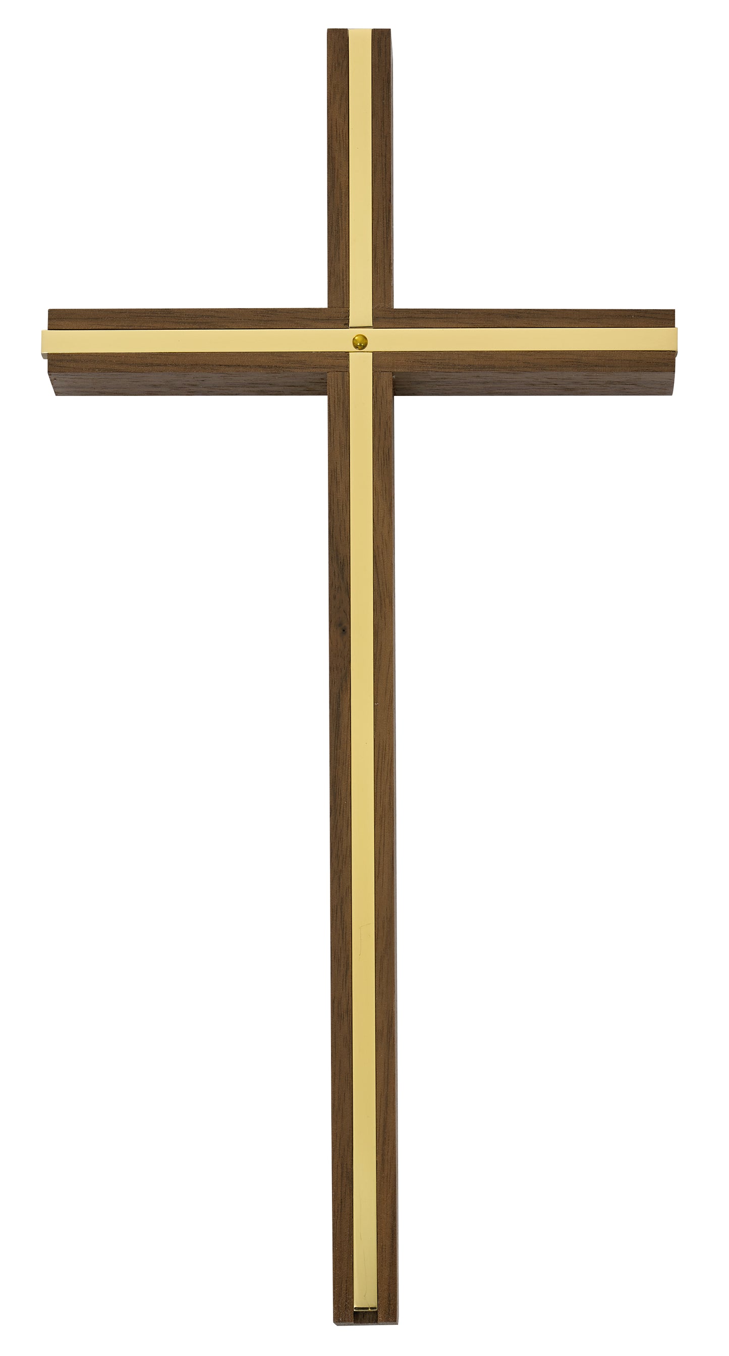 10 In Walnut Stain Cross - Made in USA (71-24)