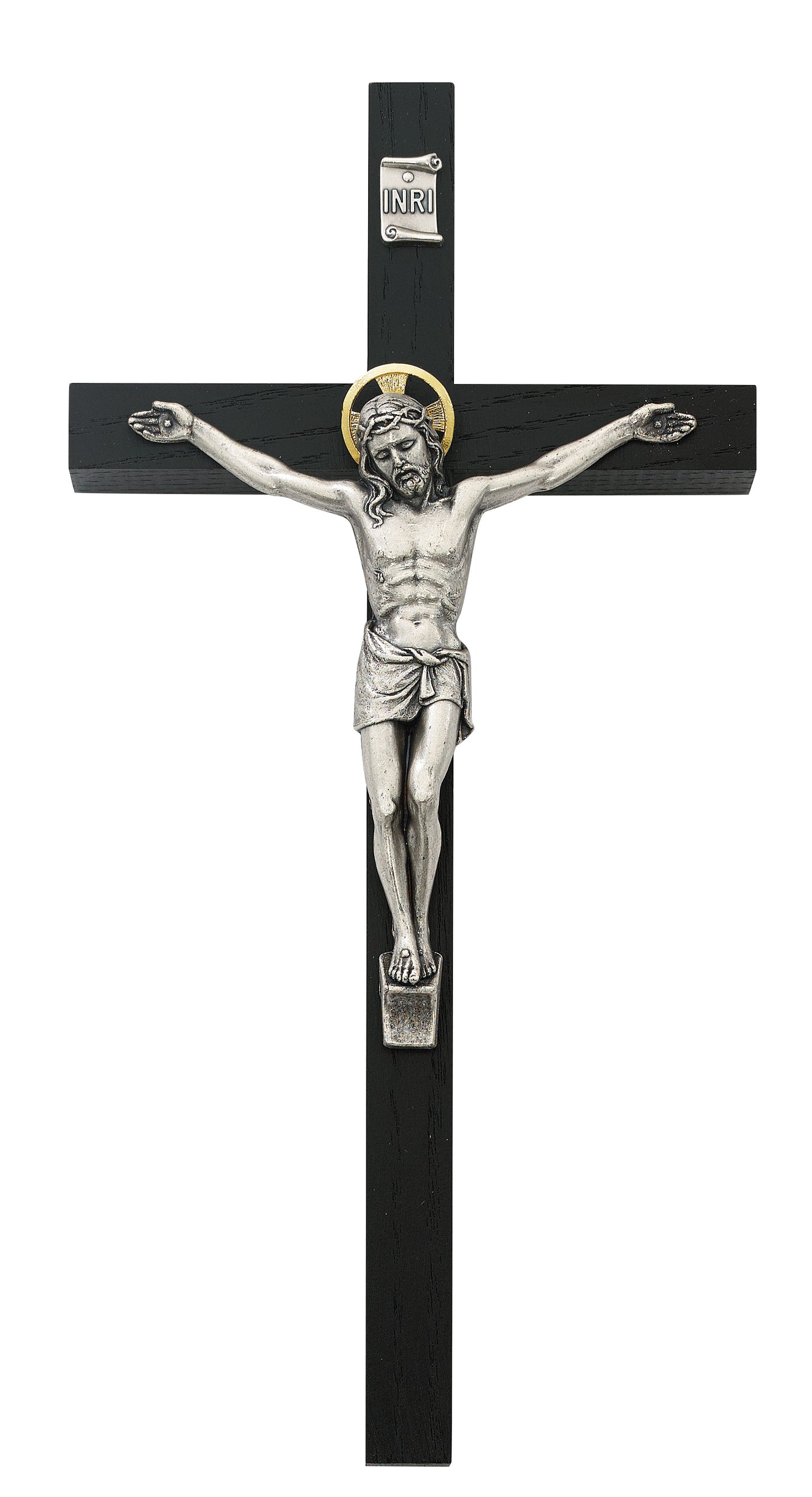 8 In Black Crucifix - Made in USA