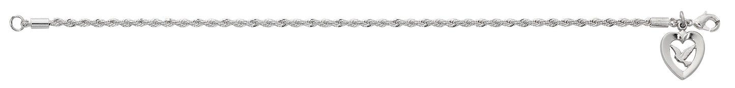 7.5in Holy Spirit Rope Bracelet