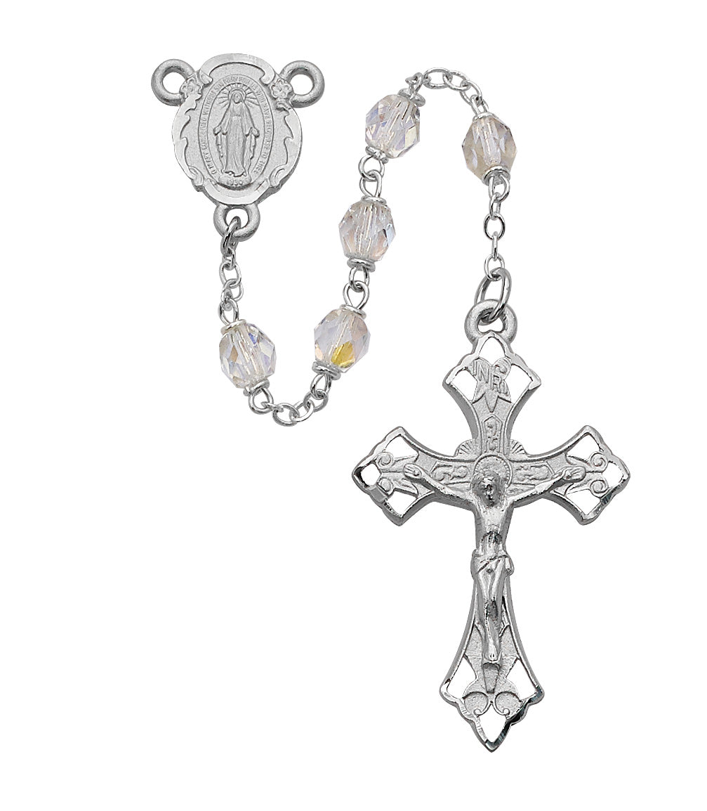Aurora Glass Rosary