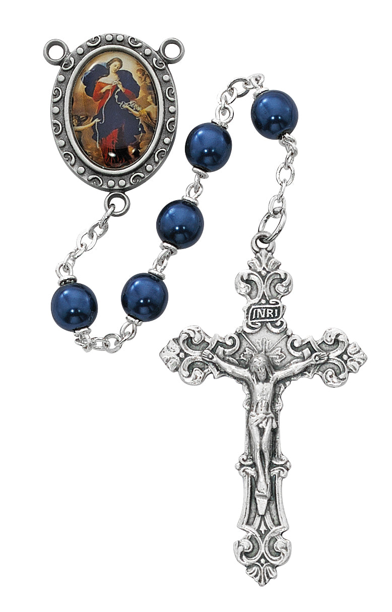 Blue Our Lady Undoer of Knots Rosary