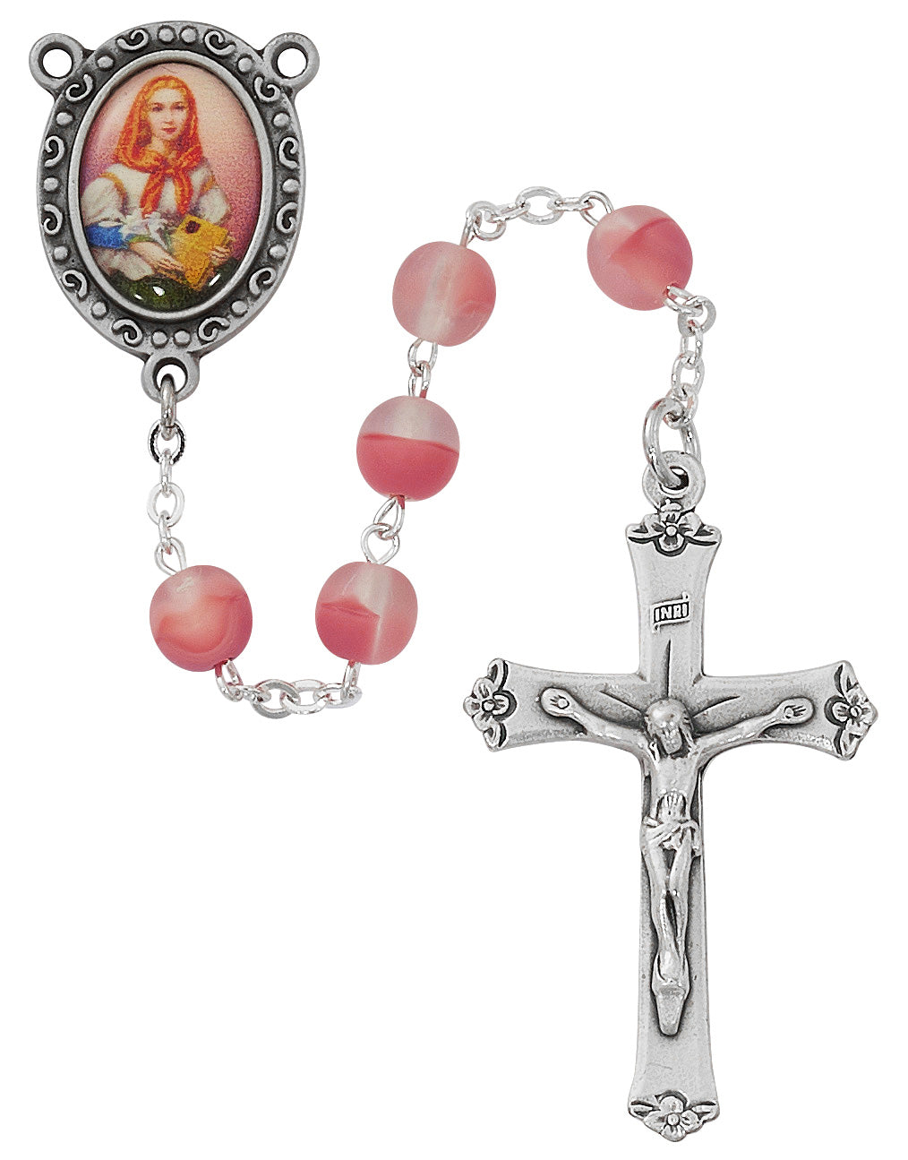 Pink St. Dymphna Rosary