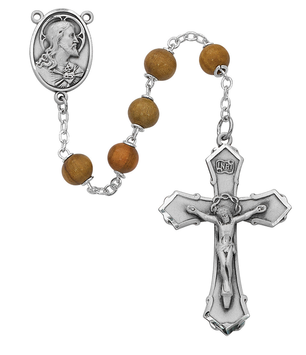 Olive Wood Rosary  (126LF)