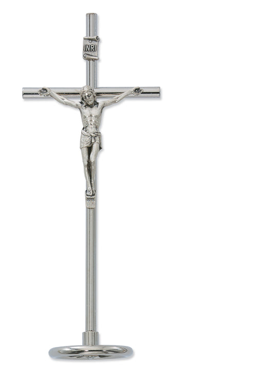 6.5 In Metal Crucifix - Made in USA