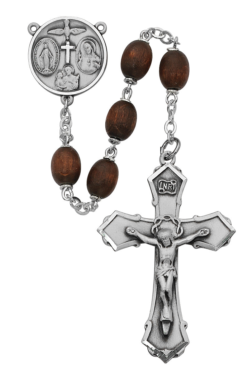 Brown Wood Rosary