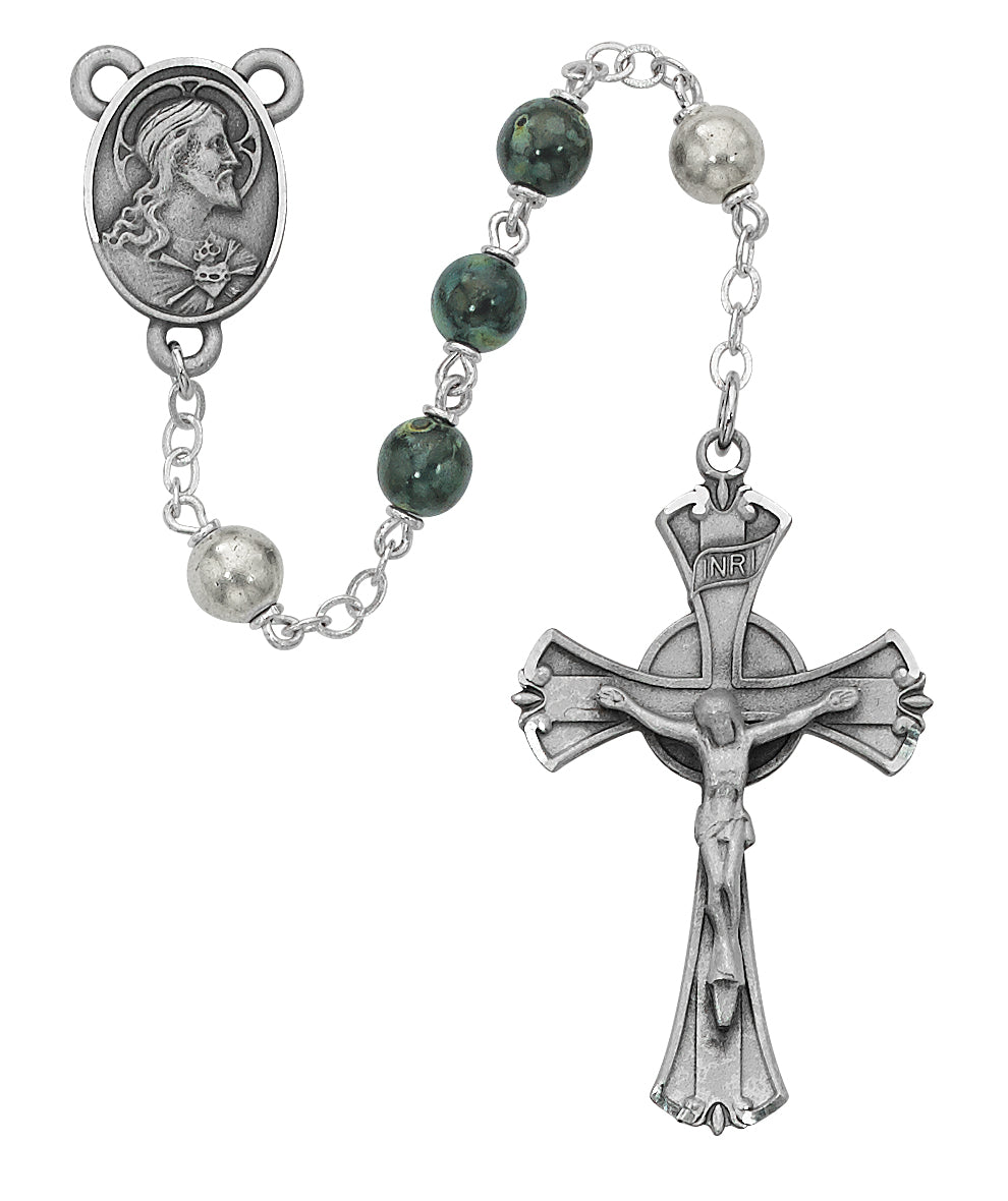 Green and Black Rosary