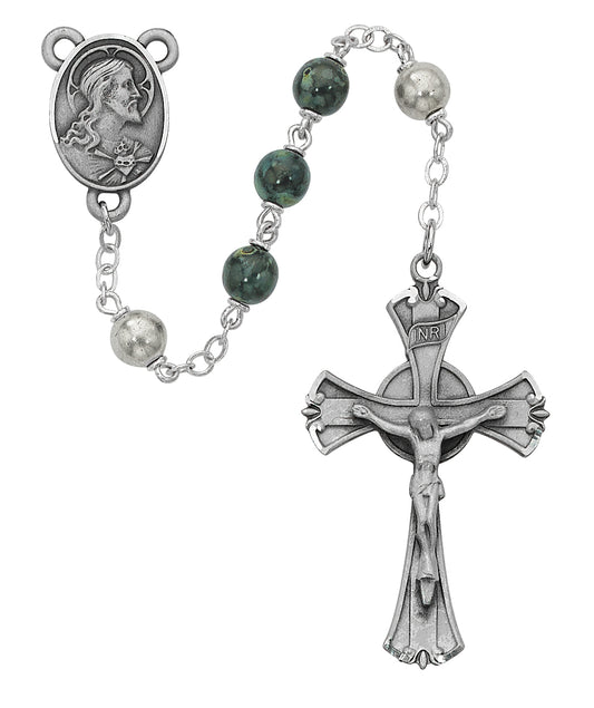 Green and Black Rosary
