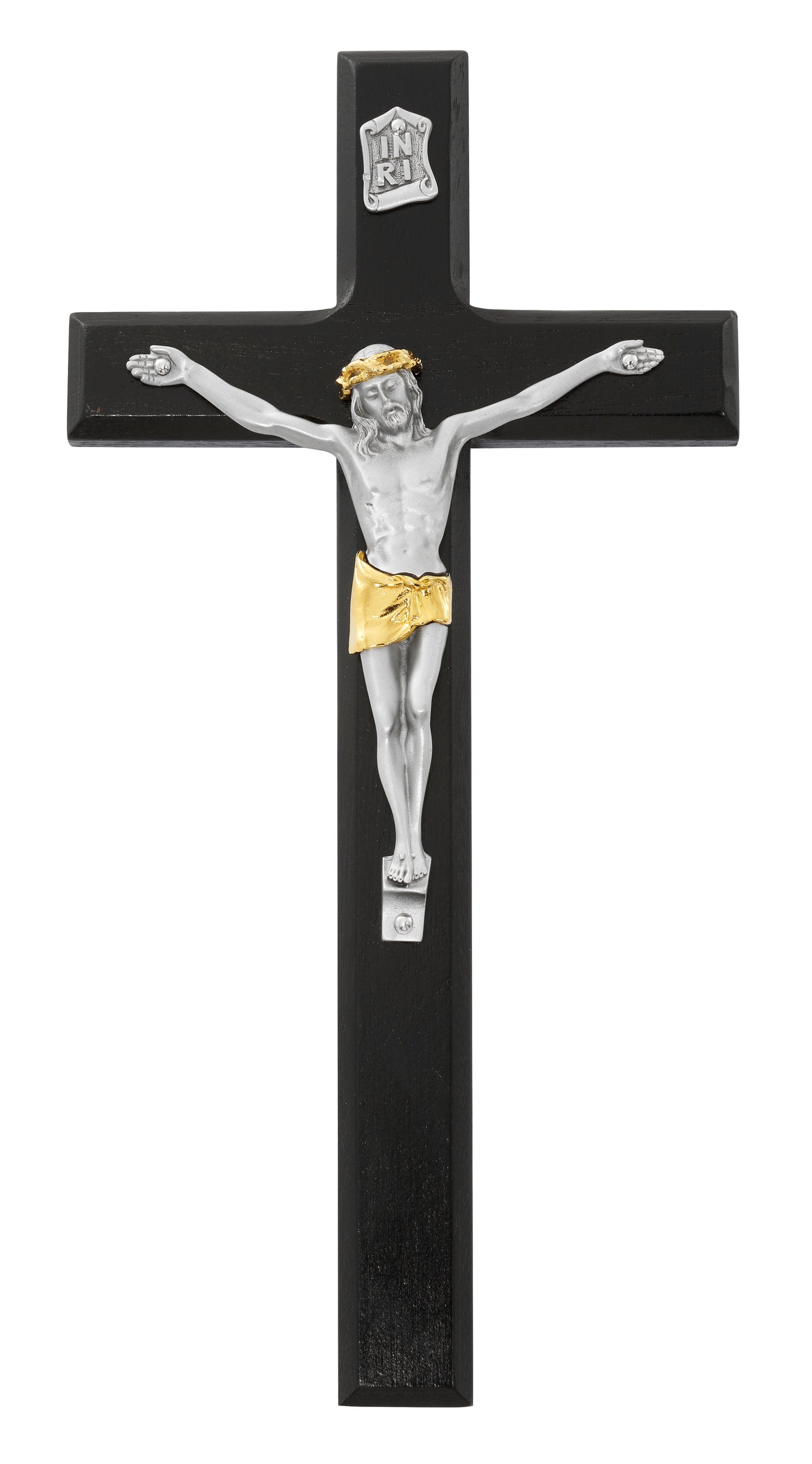 10 In Black Crucifix - Made in USA