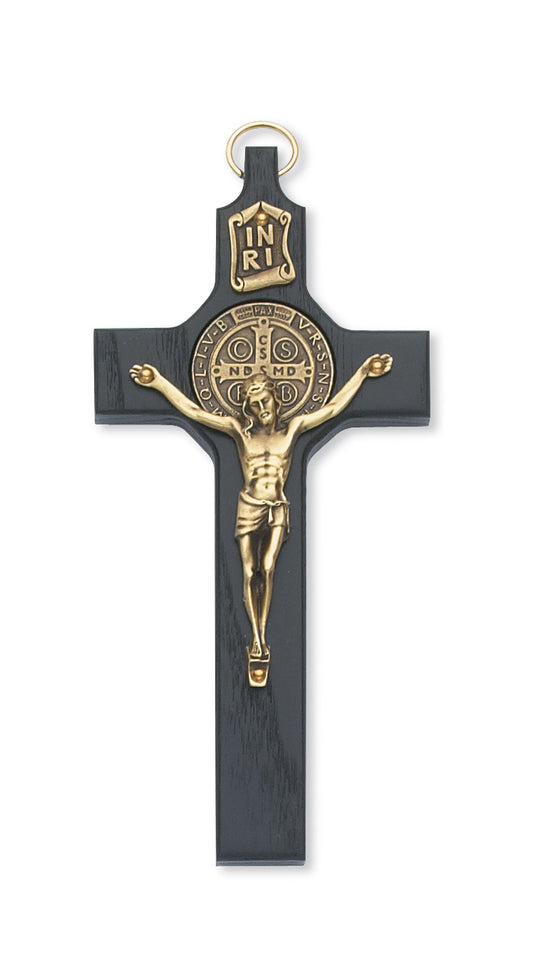 6 1/4 In St. Benedict Crucifix - Made in USA