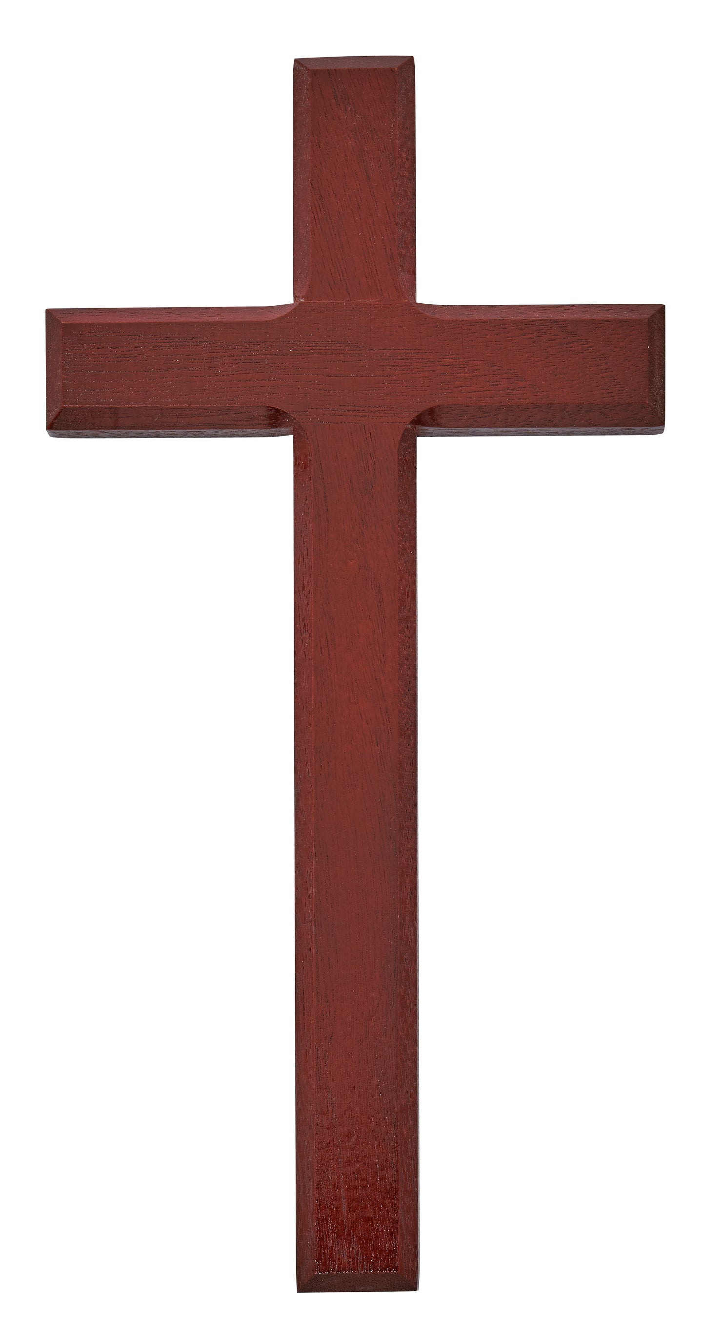 10 In Cherry Stain Cross - Made in USA