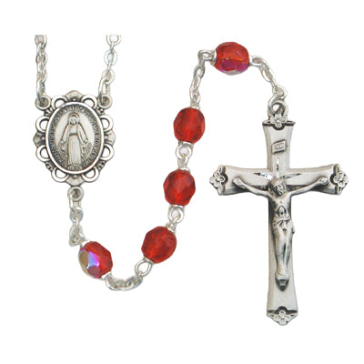 Red Glass July Rosary