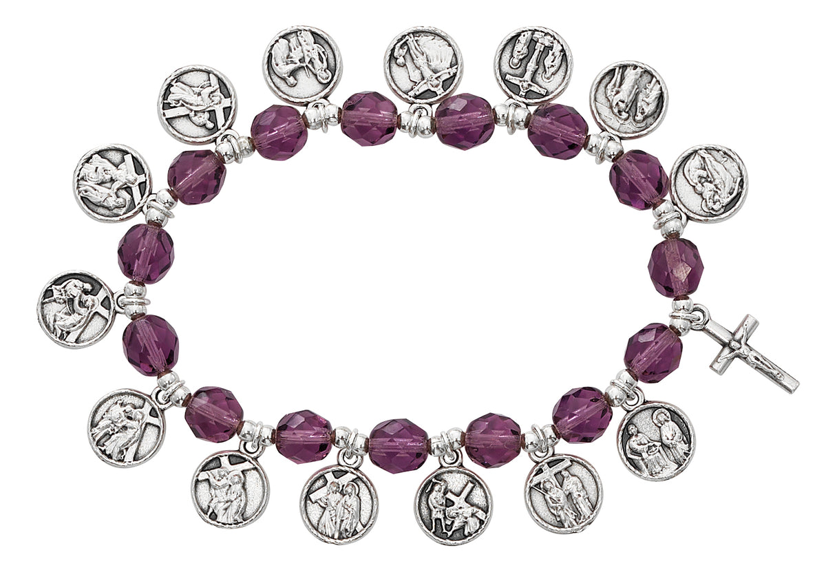 Stations of the Cross Stretch Bracelet