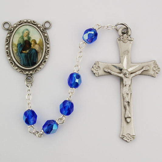 Blue St. Anne Rosary