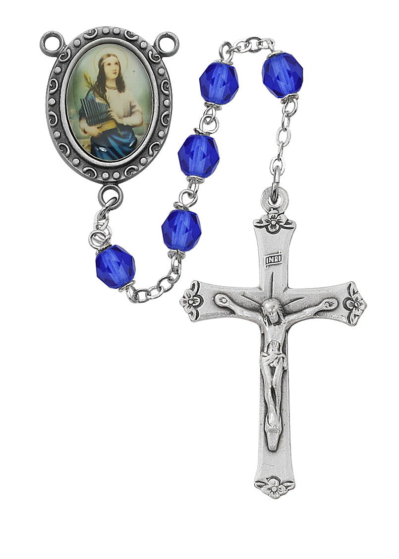 Blue St. Cecelia Rosary