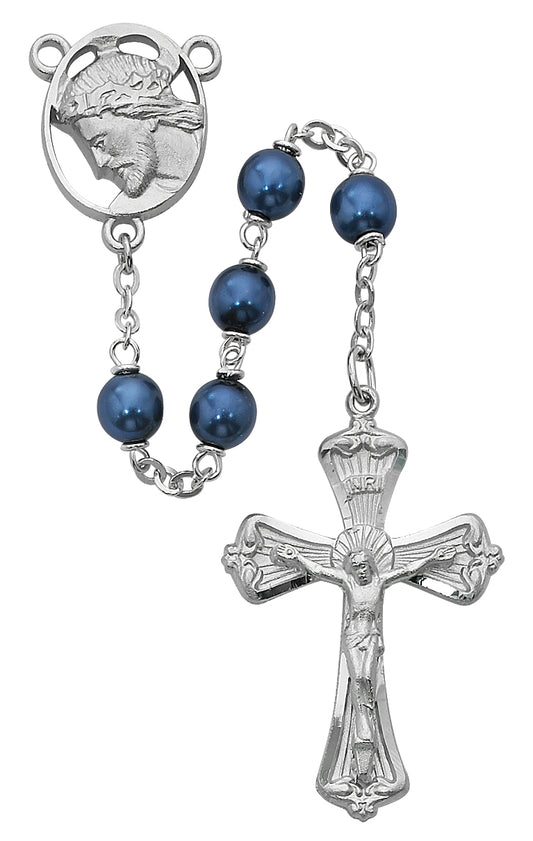 Blue Ecce Homo Rosary