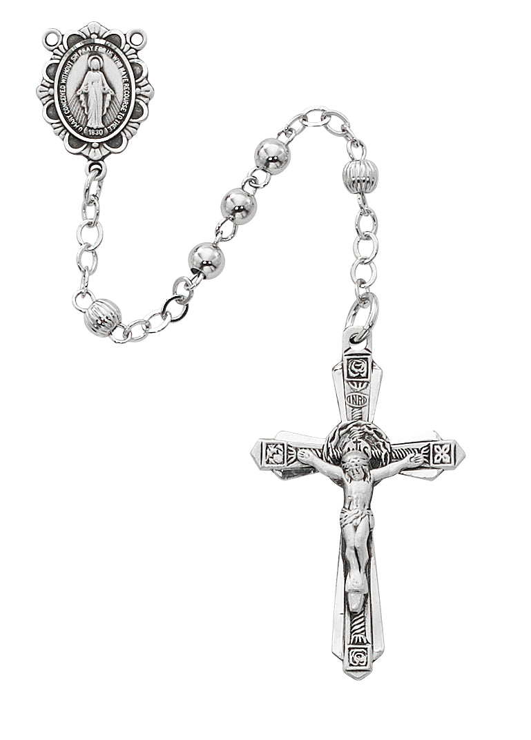 All Sterling Rosary  (R547LF)