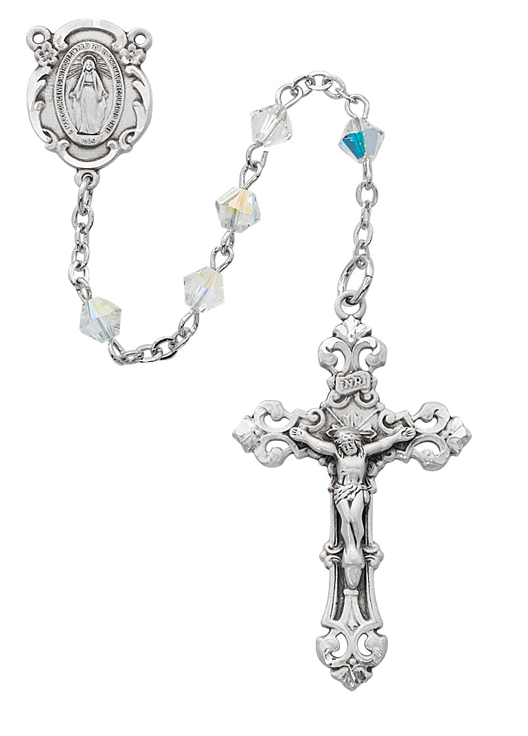 Crystal Swarovski Bead Rosary  (R549LF)