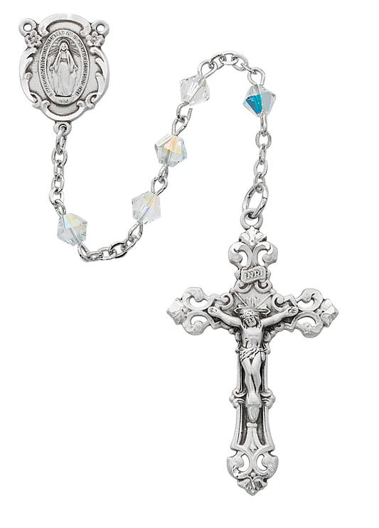 Crystal Swarovski Bead Rosary  (R549LF)