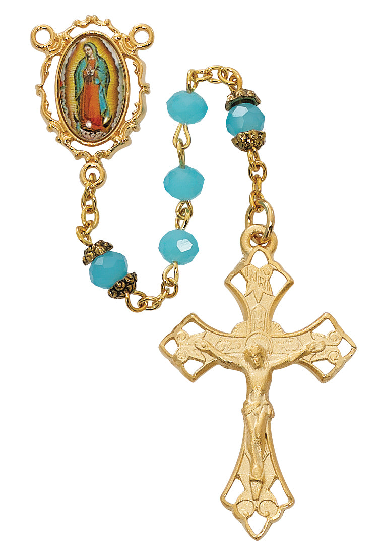 Aqua Guadalupe Rosary