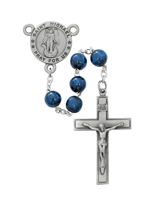 Blue Wood St. Michael Rosary