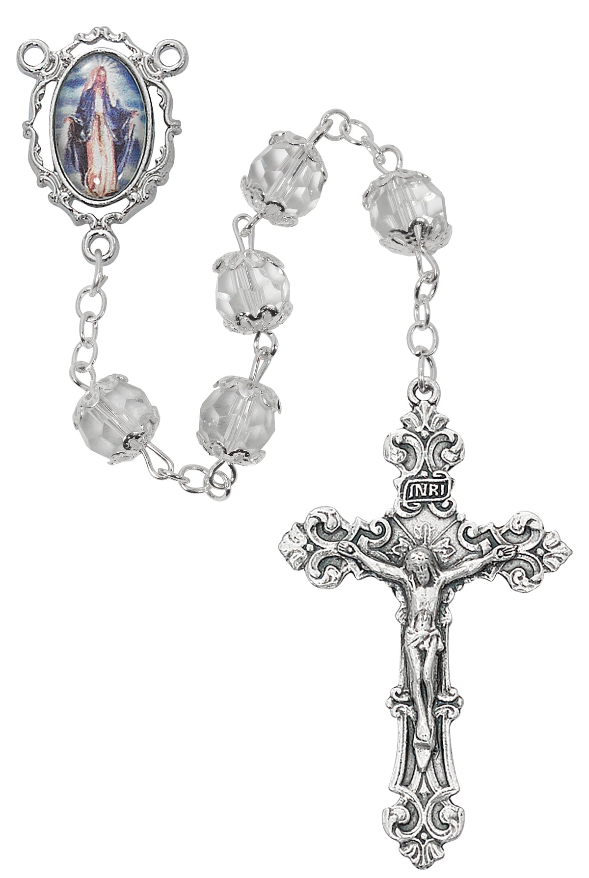 Our Lady of Grace Decal Rosary