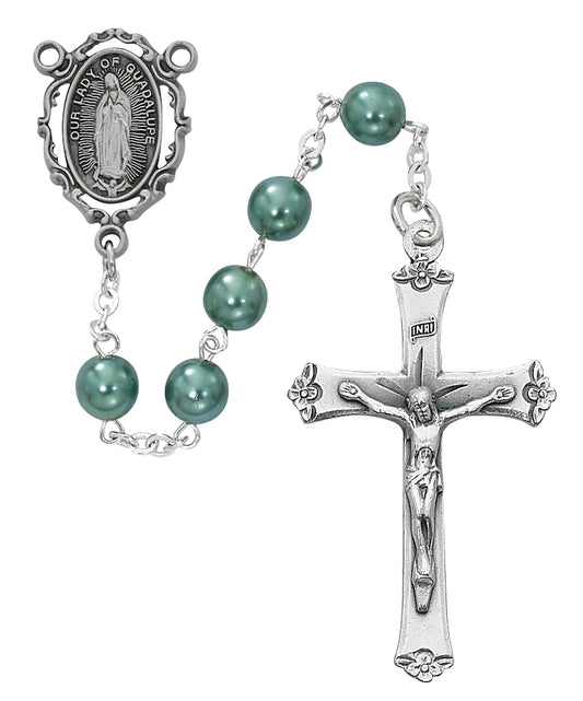Teal Our Lady of Guadalupe Rosary