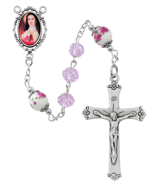 Pink St. Therese Rosary  (R906F)
