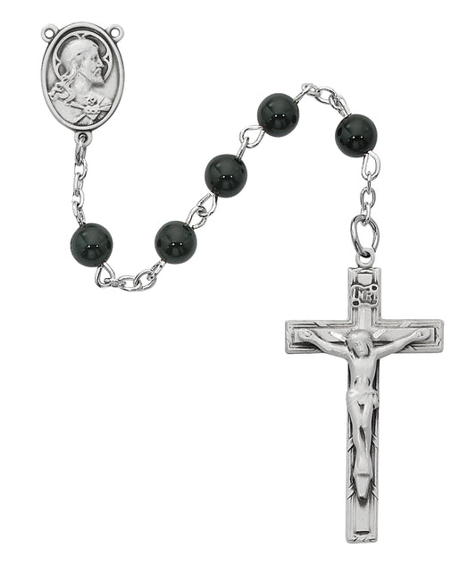Sterling Black Onyx Rosary