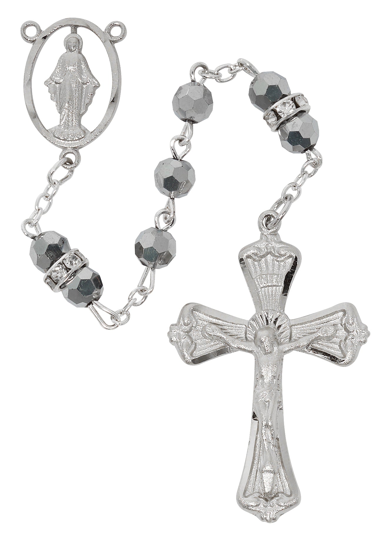 Metallic Crystal Labrador Rosary
